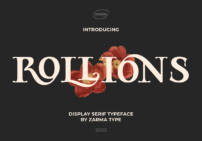 Rollions – Display Serif Font Free